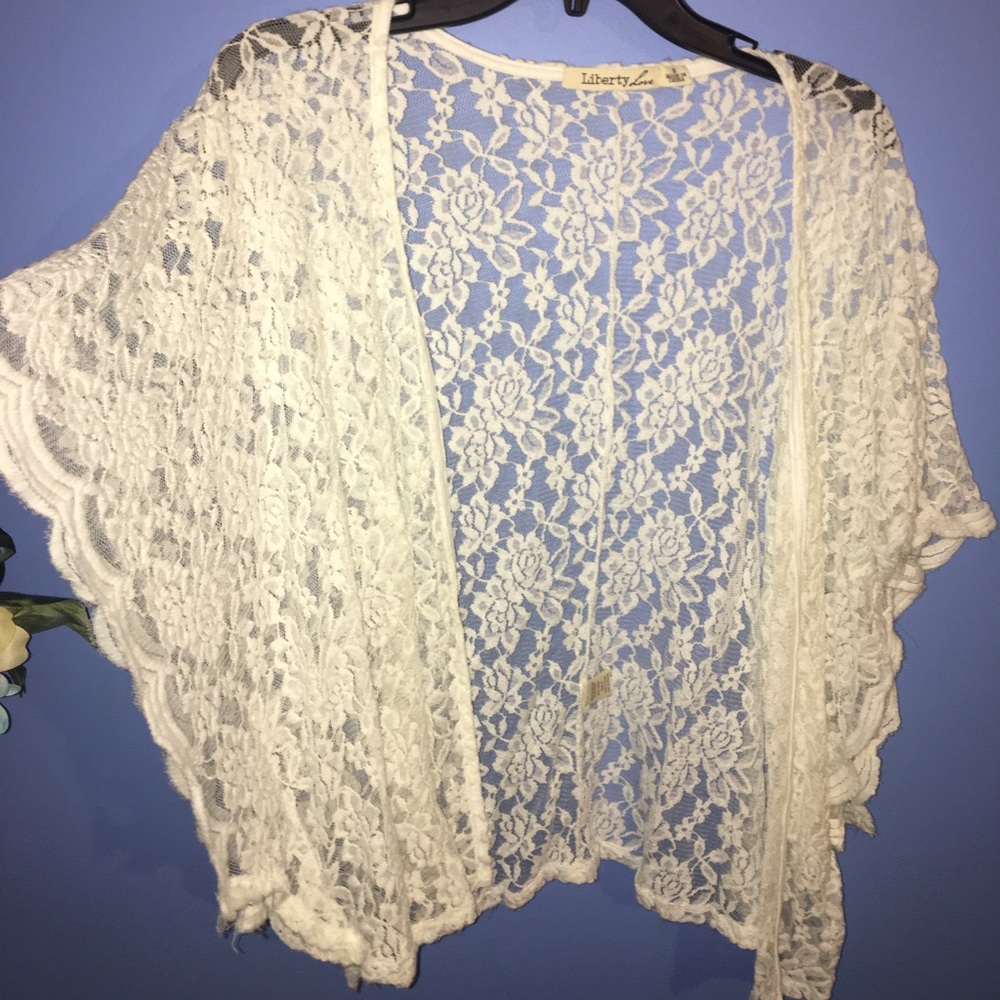 size small lace cardigan - Picture 2 of 3